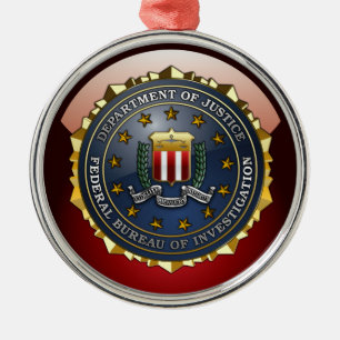 Ornement En Métal Emblème du FBI