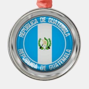 Ornement En Métal Emblème du Guatemala