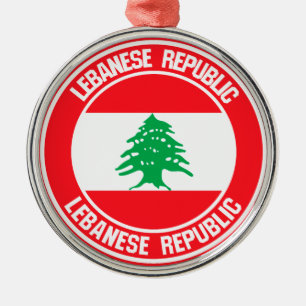 Ornement En Métal Emblème du Liban
