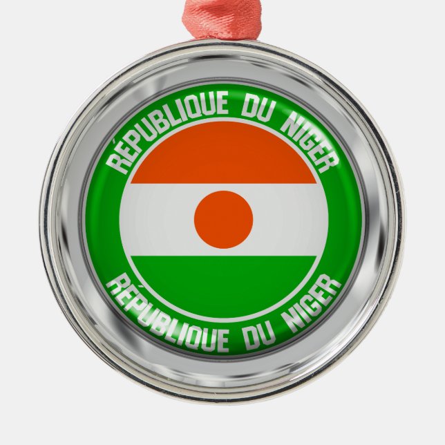 Ornement En Métal Emblème du Niger (Devant)