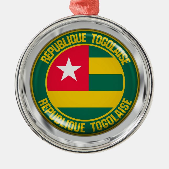 Ornement En Métal Emblème du tour du Togo (Devant)