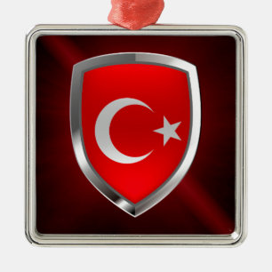 Ornement En Métal Emblème métallique de Turquie