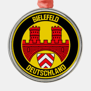 Ornement En Métal Emblème rond de Bielefeld