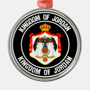 Ornement En Métal Emblème rond de Jordanie