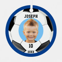Enfants Sporty Blue Photo Football
