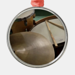 Ornement En Métal Ensemble à tambour