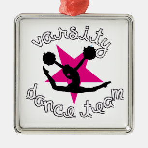 Ornement En Métal Équipe de danse de Pom