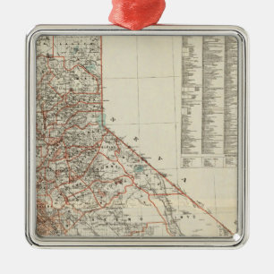 Ornement En Métal État de la Californie 2