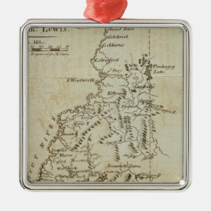 Ornement En Métal État du New Hampshire