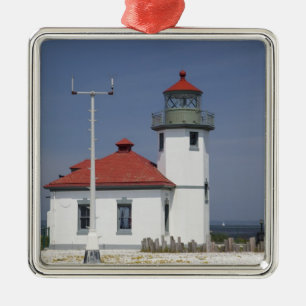 Ornement En Métal États-Unis, Washington, Seattle, Alki Point Light