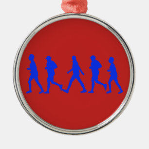 Ornement En Métal Exécution De L'Exercice De Jogging