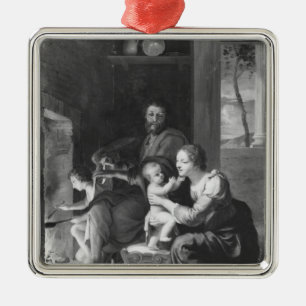 Ornement En Métal Famille sainte, après 1650