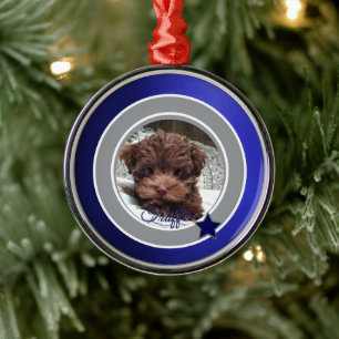 Ornement En Métal Fan de chien de Dallas personnalisable