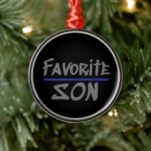 Ornement En Métal Favorite SON humour frère nouveauté