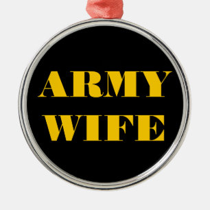 Ornement En Métal Femme de l'armée