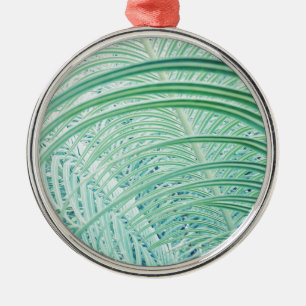 Ornement En Métal Feuille de palmier de plante verte douce