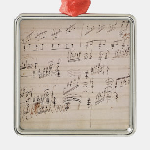 Ornement En Métal Feuille de score de 'clair de lune Sonata