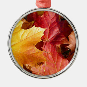 Ornement En Métal Feuilles d'automne - Etonnant!