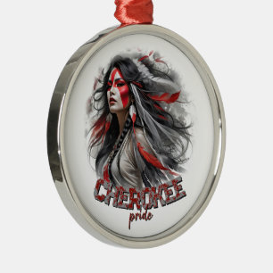 Ornement En Métal Fierté Cherokee