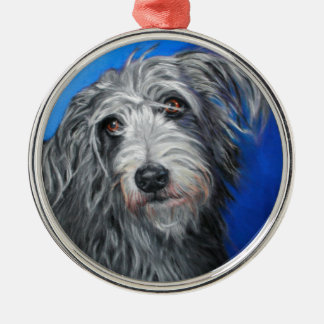 Ornement En Métal Fille de Lurcher de "joli pavot" -