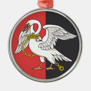 Ornement En Métal Flag of Buckinghamshire (UK county)
