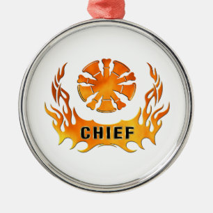 Ornement En Métal Flammes du chef