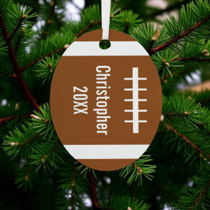 Ornement En Métal Football