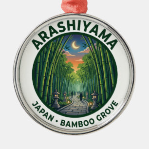 Ornement En Métal Forêt de bambou d'Arashiyama Japon