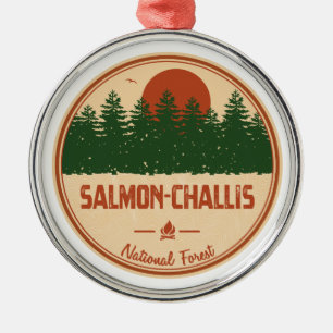Ornement En Métal Forêt nationale de saumon-Challis