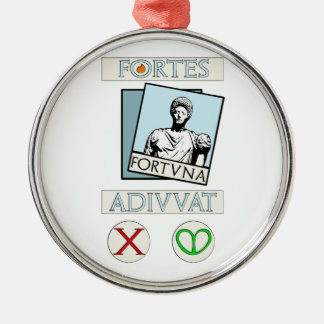 Ornement En Métal Fortes Fortuna Adiuvat
