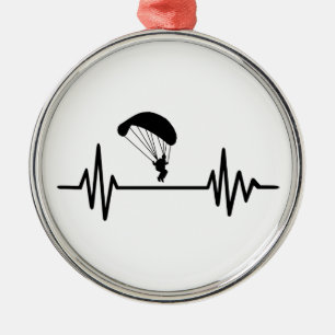 Ornement En Métal Fréquence de parachute