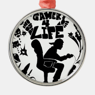Ornement En Métal Gamer 4 Life