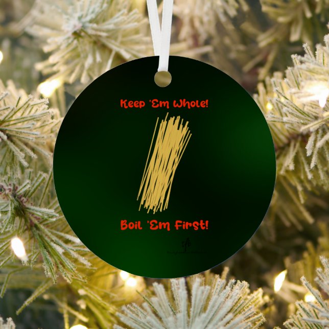 Ornement En Métal Garder Spaghetti Toute la famille Noël (Insitu)