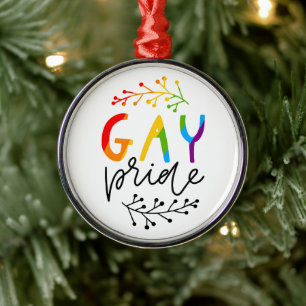 Ornement En Métal Gay pride