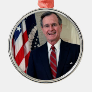 Ornement En Métal George H. W. Bush