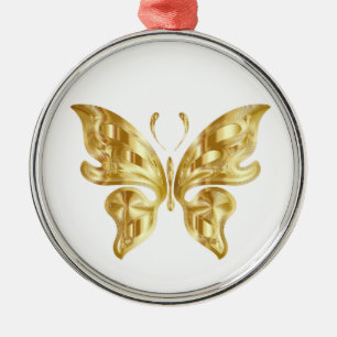 ORNEMENT EN MÉTAL GOLDEN BUTTERFLY