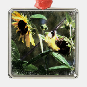Ornement En Métal Goldfinch