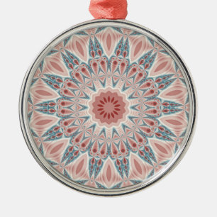 Ornement En Métal Grattez moderne Kaleidoscope Mandala art fractal