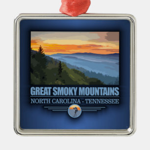 Ornement En Métal Great Smoky Mountains