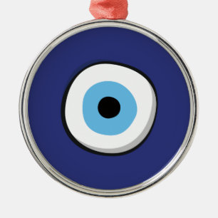 Ornement En Métal Greek Evil Eye