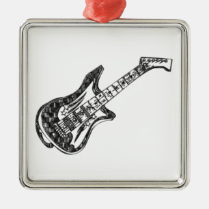 Ornement En Métal Guitare électrique