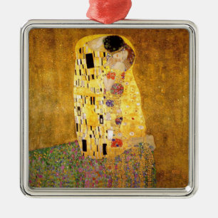 Ornement En Métal Gustav Klimt La Peinture Classique Du Kiss