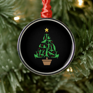 Ornement En Métal Gymnastique masculine Arbre de Noël