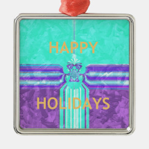 Ornement En Métal Hakuna Matata Joyeuses Fêtes