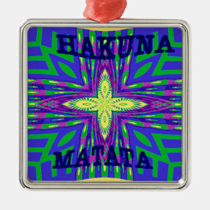 Ornement En Métal Hakuna matata Mombasa