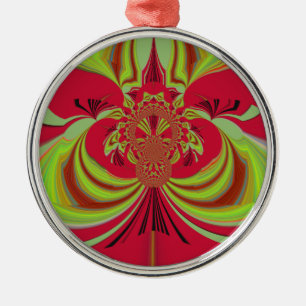 Ornement En Métal Hakuna Matata red yellow design