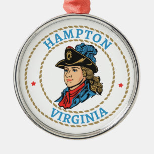 Ornement En Métal Hampton Virginia Colonial