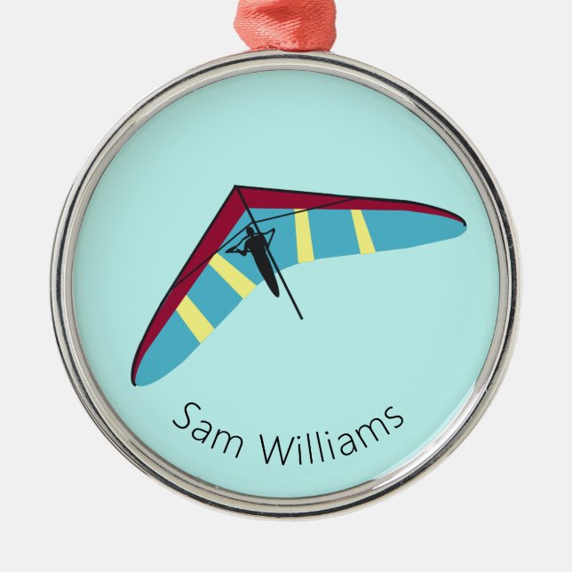 Ornement En Métal Hang Gliding (Devant)