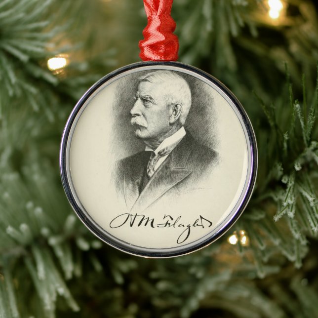 Ornement En Métal Henry M. Flagler (Arbre)