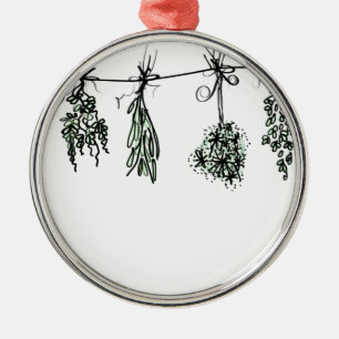 Ornement En Métal Herbes du jardin